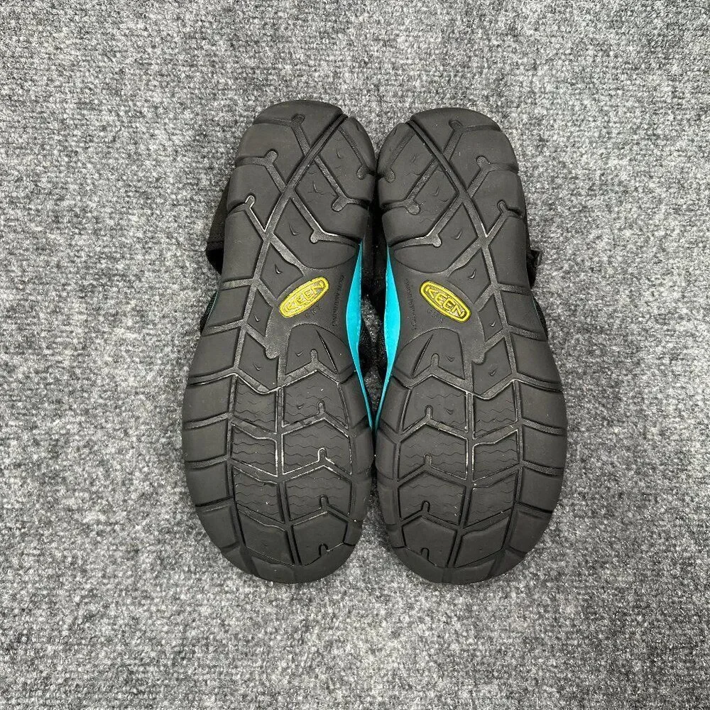 Keen Seacamp II CSX Water Sandals‎ Boys 5 Black Blue Outdoor Waterproof Hiking